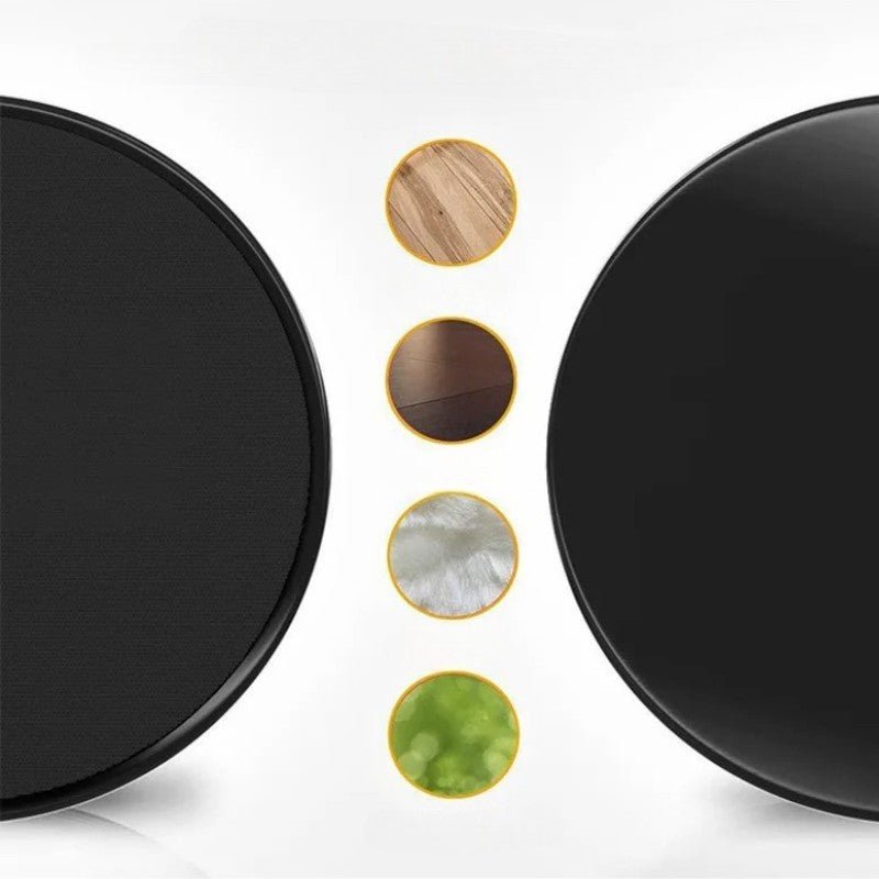 Glissière - CoreGlideDiscs™ - Noir - Forme Zen