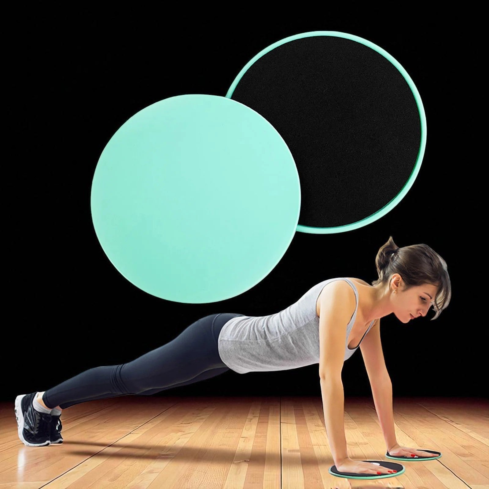 Glissière - CoreGlideDiscs™ - Vert - Forme Zen