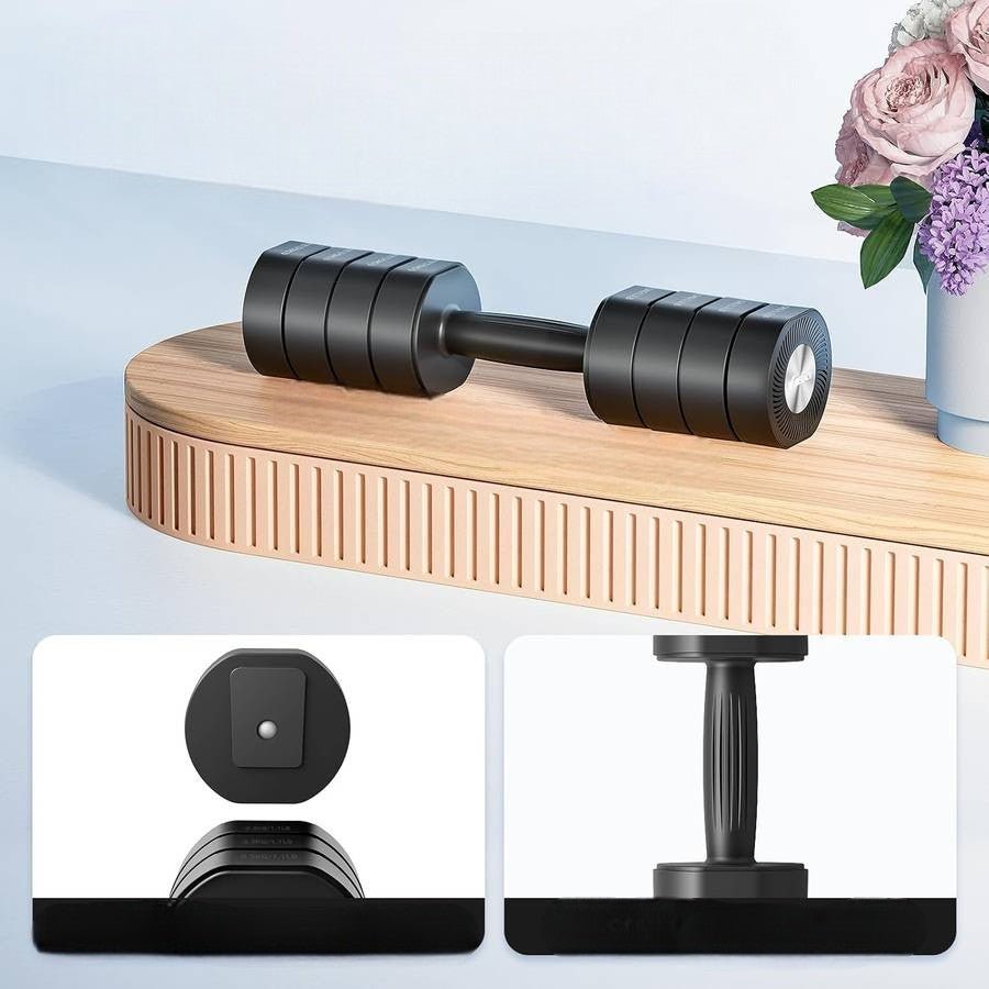 Haltères - AdjustTechDumbbells™ - Noir - Forme Zen