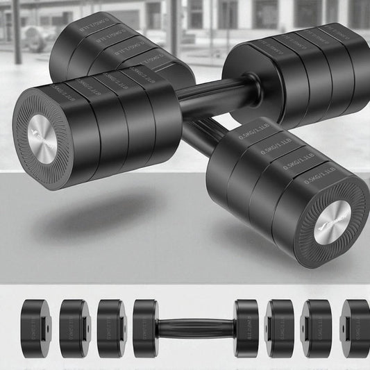Haltères - AdjustTechDumbbells™ - Noir - Forme Zen
