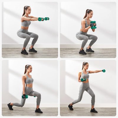 Haltères - CoreTone™ - Vert - Forme Zen